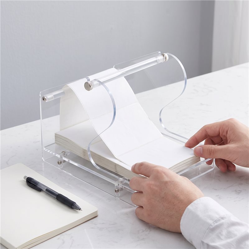 Sticker Label Roll - Support de rouleau d'autocollants thermocollants, distributeur