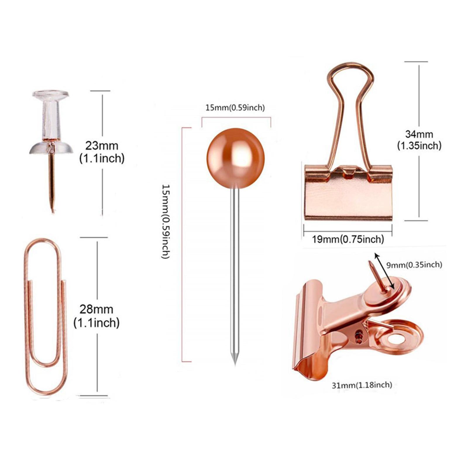 Binder Clip Assorted - Clips métalliques et clips de reliure
