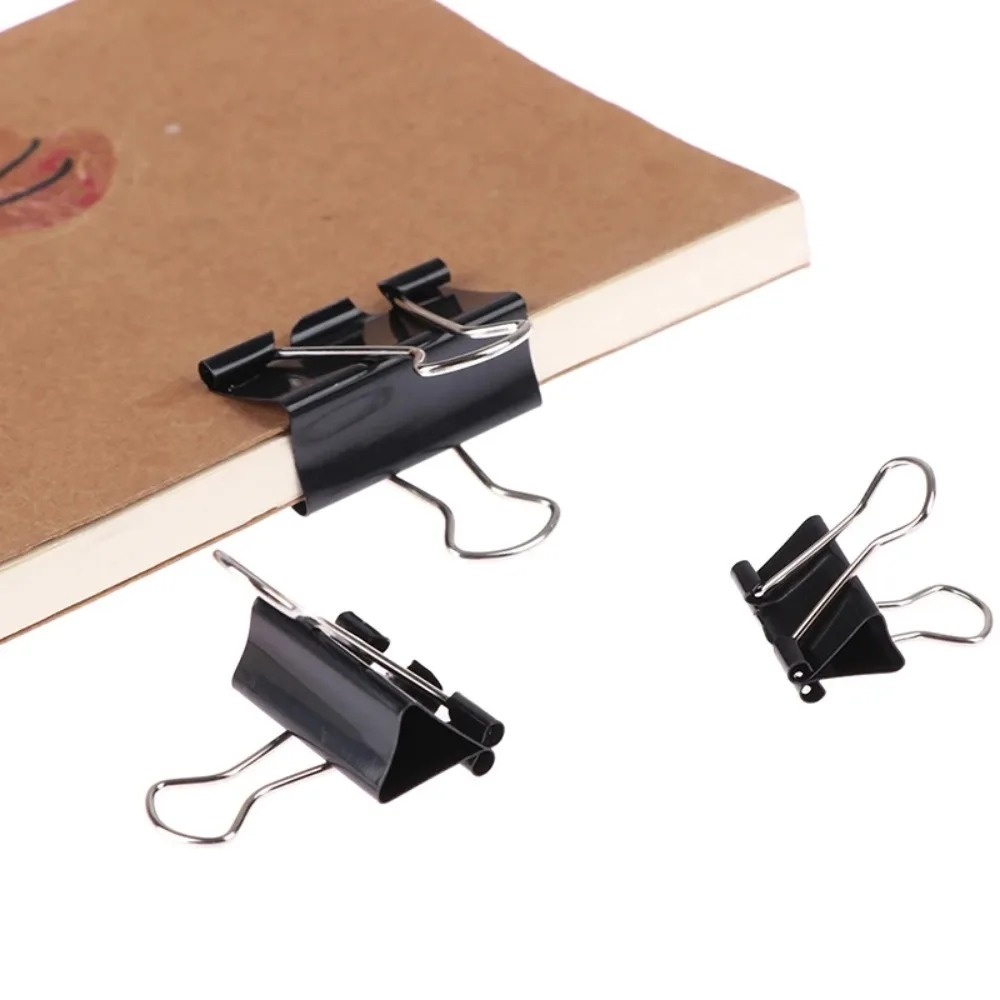 10 pinces à reliures métalliqu - Binder Clip Assorted avis et prix