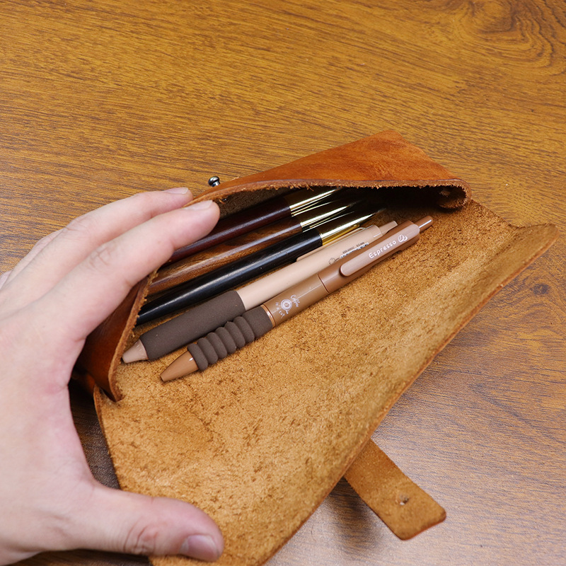 Style coréen Vintage cuir tann - Tan Stationery & Office Supply avis et prix